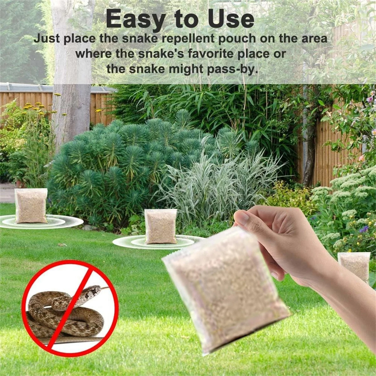 Snakes & Lizards Repellent Pouches