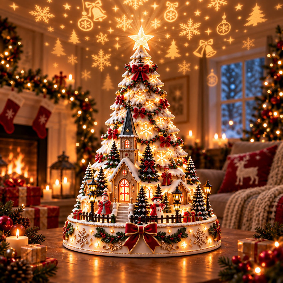 🎄🏆 60,000+ Sold - 🎄Christmas Village Lightscape Tree 🏆