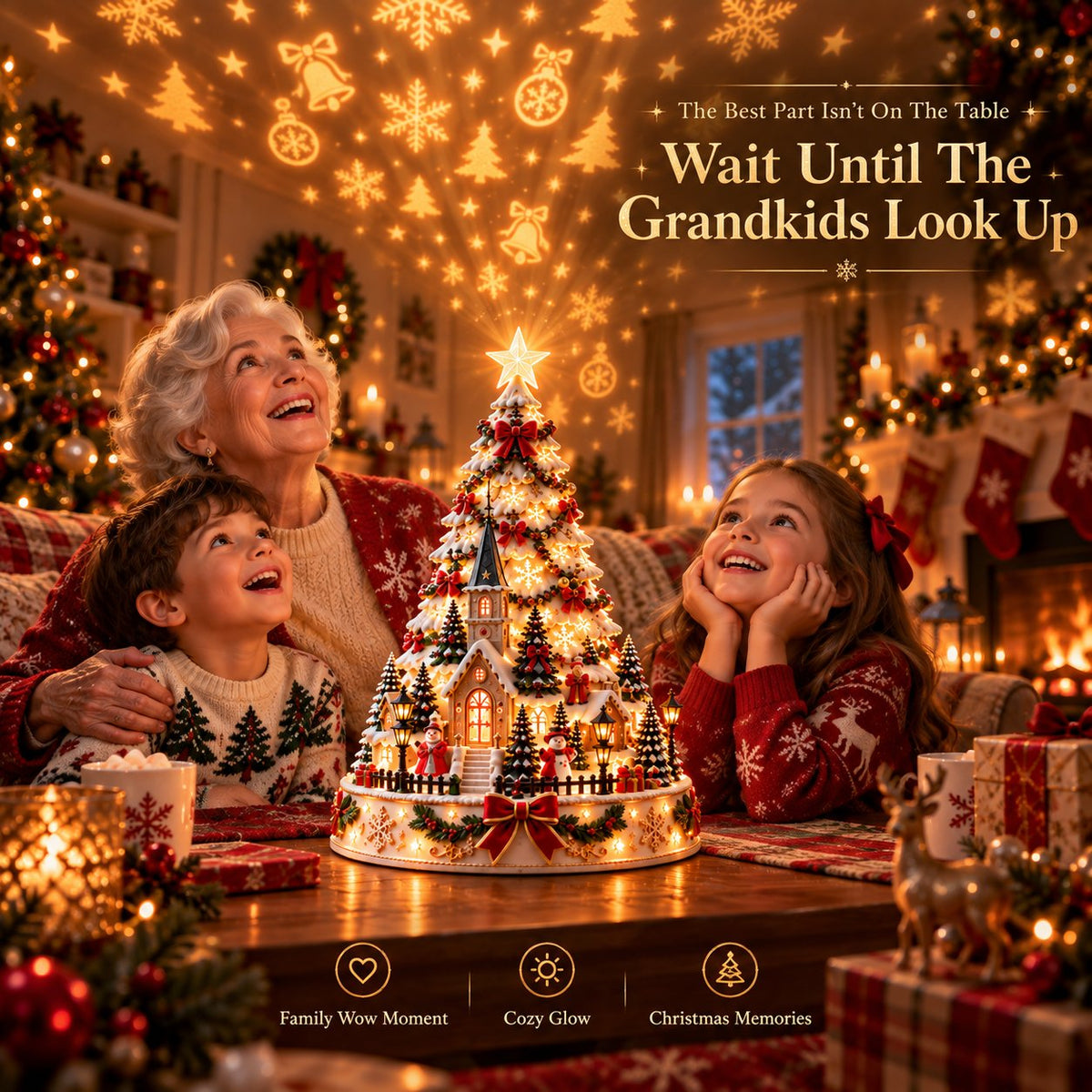 🎄🏆 60,000+ Sold - 🎄Christmas Village Lightscape Tree 🏆
