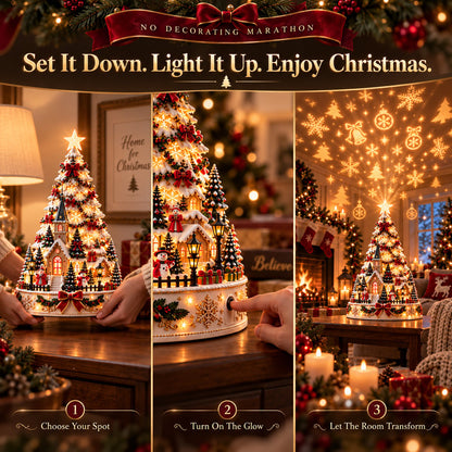 🎄🏆 60,000+ Sold - 🎄Christmas Village Lightscape Tree 🏆