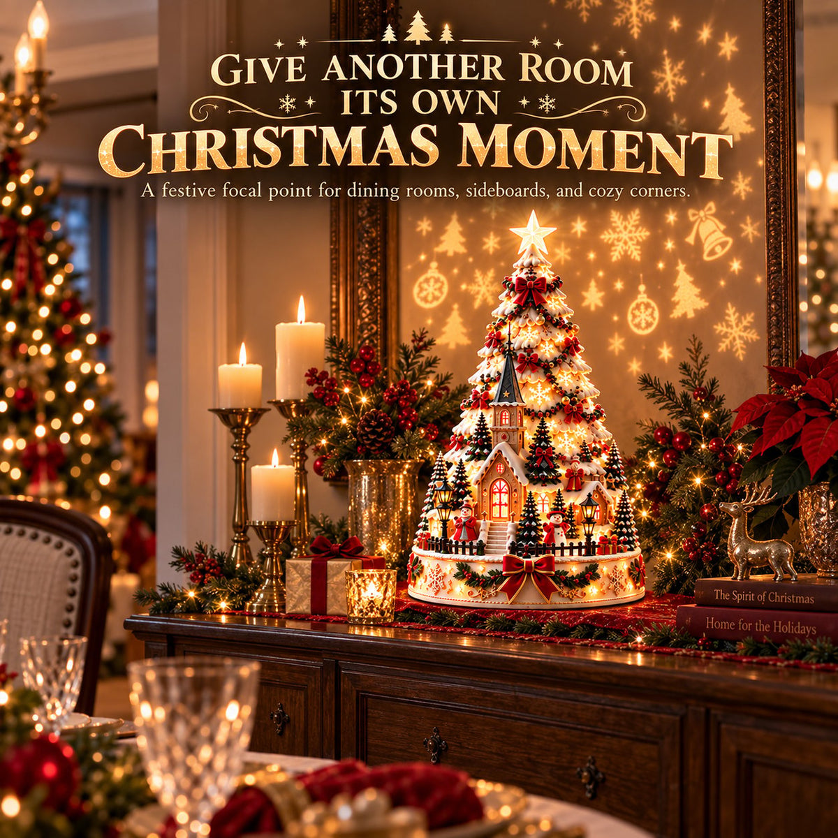 🎄🏆 60,000+ Sold - 🎄Christmas Village Lightscape Tree 🏆