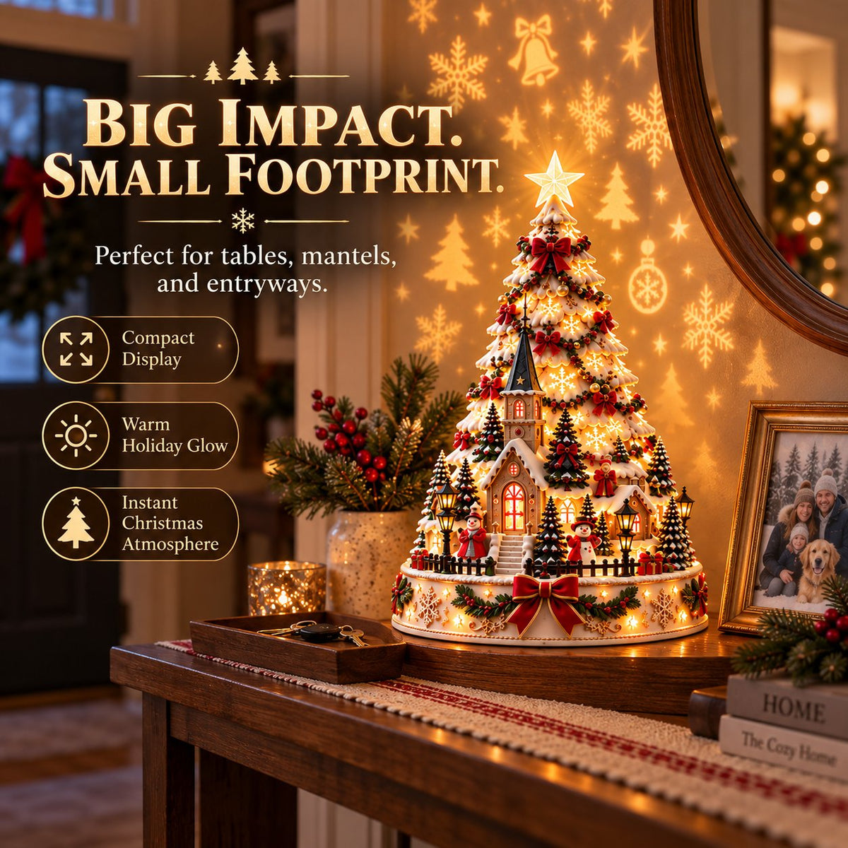 🎄🏆 60,000+ Sold - 🎄Christmas Village Lightscape Tree 🏆
