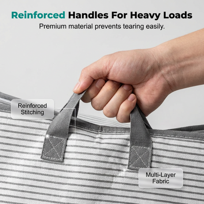 Large Collapsible Storage Bag with Handles