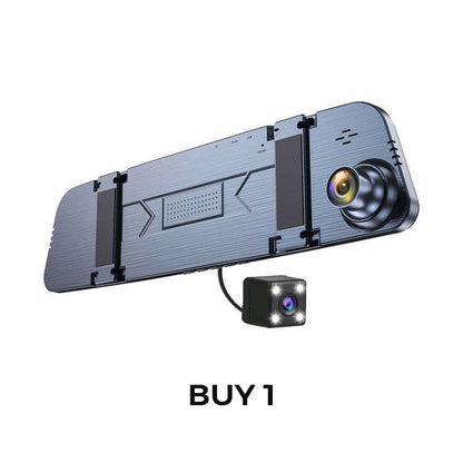 Dual Lens Rearview Mirror Dash Cam